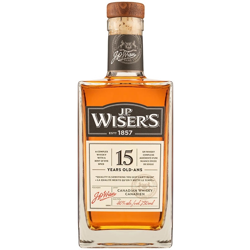 J.p. Wiser's 15yo Canadian Whisky